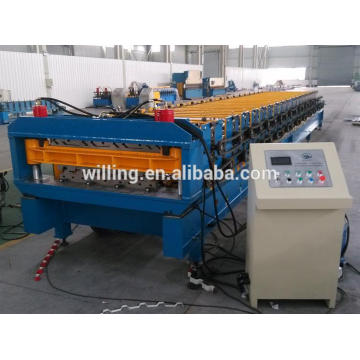 double layer metal roll forming machine, roll forming machine, steel roll forming machine with two designs